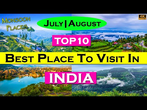 Top 10 Best Place To Visit In July & August In India |  Best Places to Visit in Monsoon in India