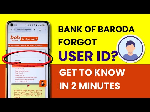 Find User ID In Bank Of Baroda Net Banking Application In Case Forgotten