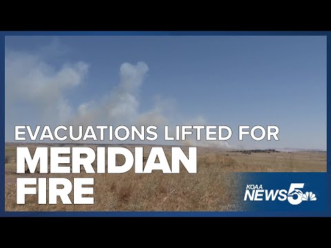 Pre-evacuations and evacuations for Meridian Fire lifted, now 70% contained