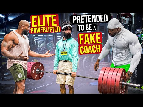 Elite Powerlifter Pretended to be a FAKE TRAINER #1 | Anatoly Aesthetics in Public