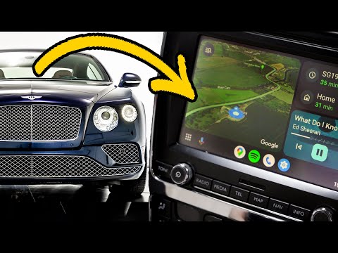 APPLE CARPLAY & Reversing Camera Fitted To This Bentley GTC