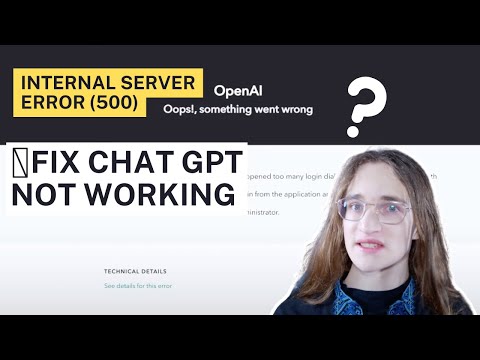 ChatGPT Not Working? Fix Internal Server Error (500)