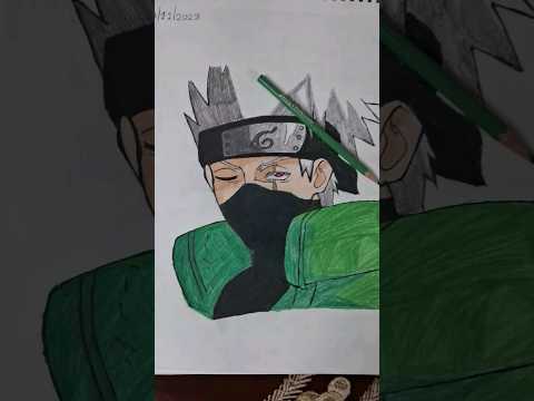 Kakashi Hatake The copy Ninja 😎 #viral #anime #drawing #kakashi