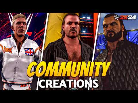 Best COMMUNITY CREATIONS in WWE 2K24 | Drew McIntyre, Adam Page, AJ Styles & more | Ep. 6