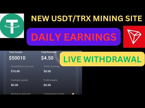 🤑NEW USDT/TRX MINING SITE FULL REVIEW || HOW TO PARTICIPATE QUANTATIVE TRADING PLATFORM??