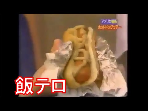 【飯テロ】アメリカのホットドッグ