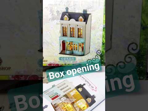 DIY miniature dollhouse kit "Special gift shop" #Shorts #diydollhouse #miniaturedollhouse