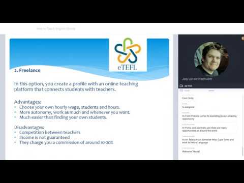 Webinar Recording Nov 21 How to Teach English Online