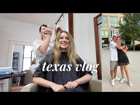 TX VLOG | seeing siblings, going blonder, bestie hangs, shopping w mom + downtown san Antonio!