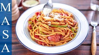 Japanese Style Napolitan Spaghetti | MASA's Cuisine ABC