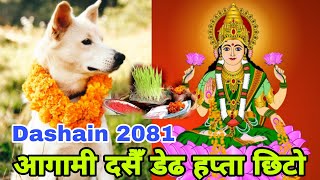 आगामी दसैँ डेढ हप्ता छिटो | Dashain 2081 | Happy Dashain 2081 Video | Dashain Song 208, Dashain 2081