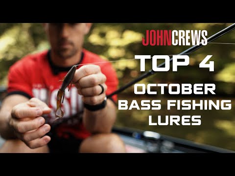 John Crews's TOP 4 BAITS for OCTOBER BASS FISHING