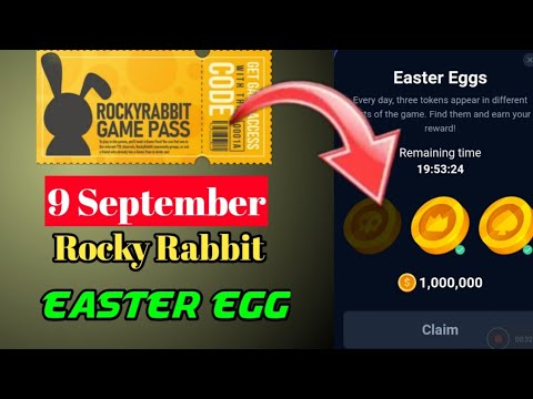 Rocky Rabbit Easter Egg 9 September |And Rocky Rabbit Game Pass Update Rocky Rabbit Airdrop Criteria