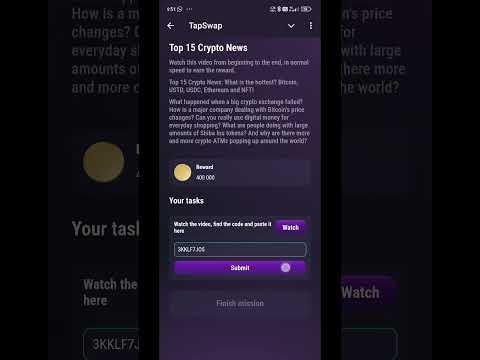 tapswap top 15 crypto news code #tapswap #code #secretcode #taptap #crypto