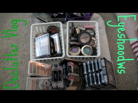 Declutter Vlog #17: Eyeshadows & Palettes {Round 5}