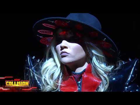 Julia Hart (House of Black) badass entrance as TBS Champion,AEW Collision,16/3/24