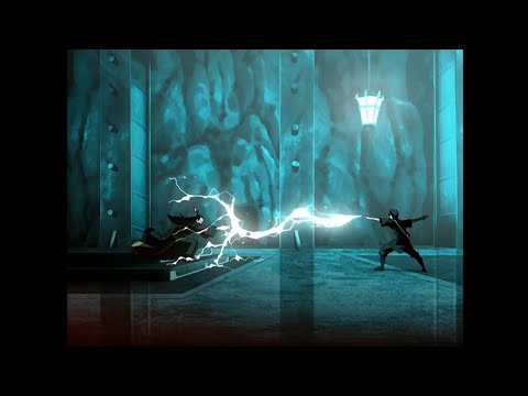 Zuko redirects Ozai's lightning | ATLA