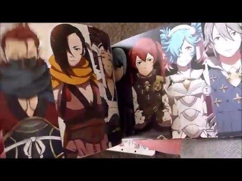 Fire Emblem Fates Limited Edition Unboxing + Aqua's song on piano