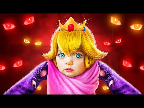 CatNap vs Princess Peach! My Sister Turned into a Monster?!