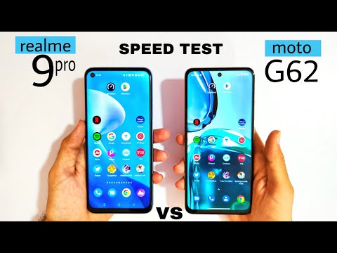 realme 9 pro 5g vs moto g62 5g Speed Test & Comparison