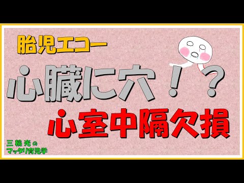 【妊娠中からのマッタリ育児学】【胎児エコー】心臓に穴がある！？心室中隔欠損