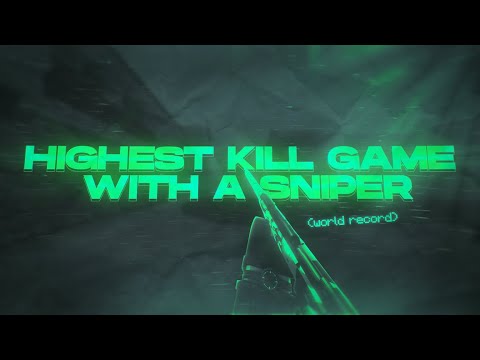 HIGHEST KILL GAME WITH A SNIPER! // 171 KILLS! (WORLD RECORD)