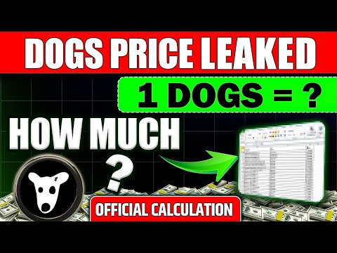 DOGS Price Leaked 📌 DOGS Airdrop Conversion Ratio ? | How Much Airdrop You Will Get 🪂