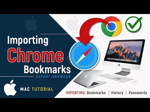 How to Import Chrome Bookmarks to Safari Browser on Mac | Bookmarks | Passwords | History