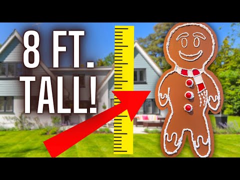 8' DIY GINGERBREAD MAN 🤯 DIY OUTDOOR CHRISTMAS DECOR 2023