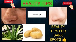 Beauty tips for black spots using 4 steps/beauty tips/ black spots