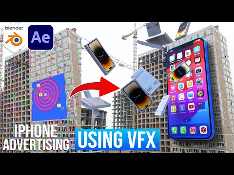 How To Make iPhone CGI Ads Using VFX in Blender | Blender VFX Tutorial