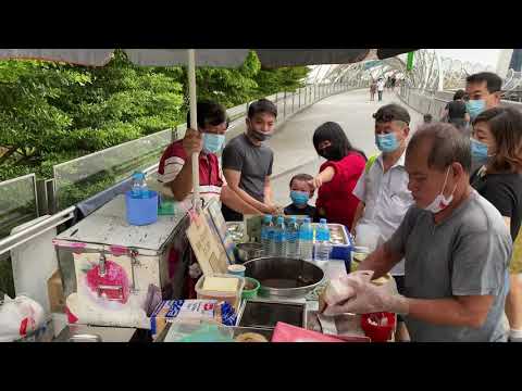 Traditional ice cream cart in Singapore.