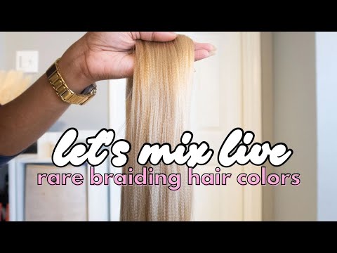 Mixing Rare Braiding Hair Colors You Won’t Find In the Beauty Supply Store