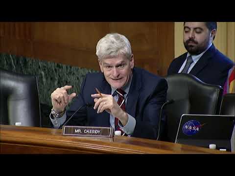 Cassidy Asks Questions During Finance Committee Hearing on High-Income Individuals