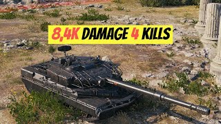 BZ-75 8,4K Damage 4 Kills World of Tanks