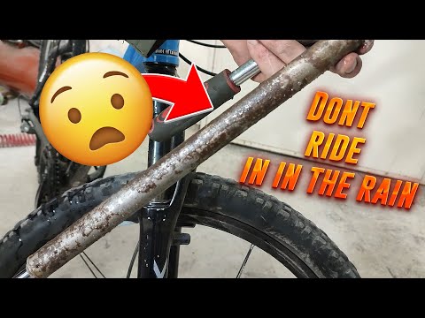 Bike Fork Rusting!! | Do not ride a bicycle during Rain