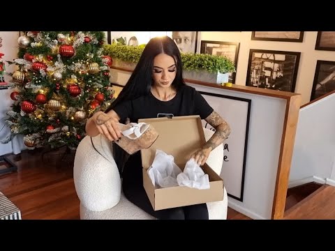 Rose Unboxes White Criss Cross 7 Inch High Heel Platform Cork Wedges Inside Outside Comparison