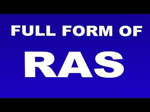 Full Form of RAS | What is RAS Full Form | RAS Abbreviation