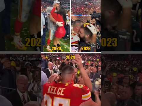 Travis Kelce Celebrating 3 Superbowl Wins with Taylor Swift VS Others...