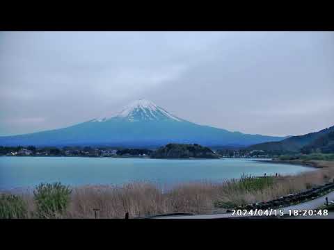 【LIVE】河口湖　大石公園　富士山ライブカメラ【ライブ】　"mount fuji live camera" from Lake Kawaguchiko