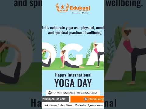 Greetings from EDUKUNJ ACADEMY
                    #yogaroutine #yoga #yogalove #yogaforlife