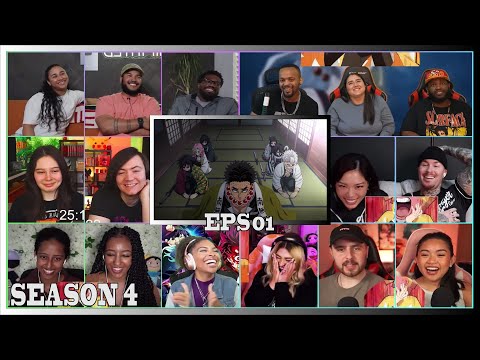 Demon Slayer: Hashira Training Arc Season 4 Episode 1 and Opening Reaction Mashup