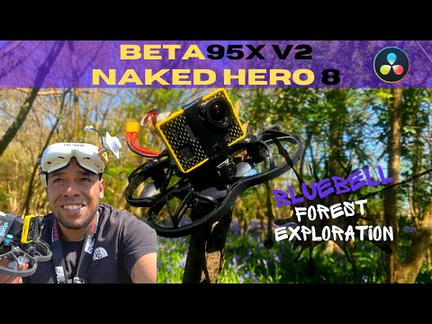 Cinematic FPV: Beta95x v2 Naked Hero 8 Bluebell Forest Exploration