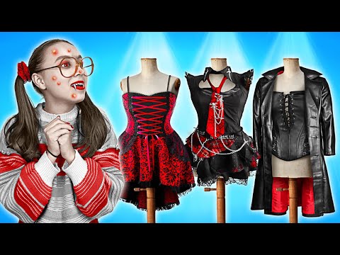 From Nerd to POPULAR Vampire! 🤯💋 Extreme Makeover With Gadgets From TikTok by La La Life Emoji