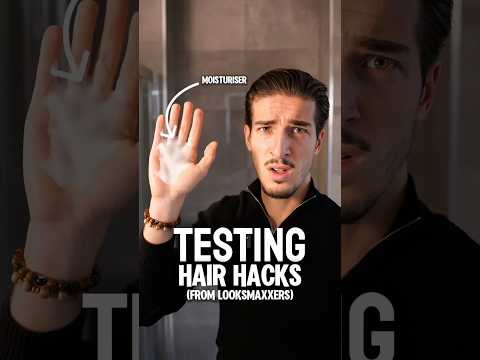 Testing VIRAL Hair Hacks from LooksMaxxers! #looksmaxxing