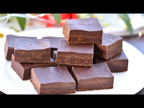 2 ingredient 2 minute chocolate fudge - no fail recipe