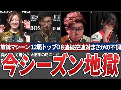 【地獄】今シーズンここまで大苦戦しているMリーガーランキングワースト10【Mリーグ解説】