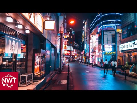 Night Walk In Jinbocho And Suidobashi After The Rain 4K July, 2020