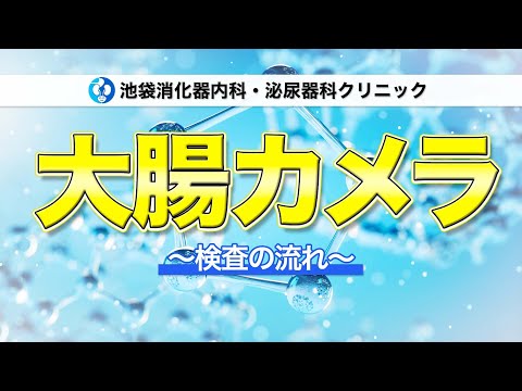 鎮静剤を使った眠ったままできる大腸カメラ検査（下部消化管内視鏡検査）の動画です。池袋消化器内科・泌尿器科クリニックにて。