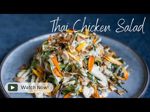 Thai Chicken Salad | Street Food | Authentic